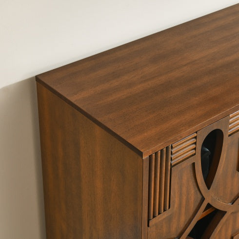Viva Storage Series: 60.5” Mid-Century Modern Buffet Sideboard
