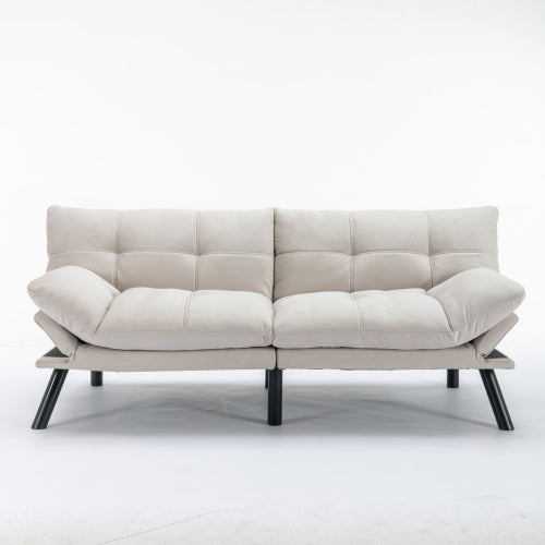 Viva Élan Cream Convertible Folding Sofa Bed