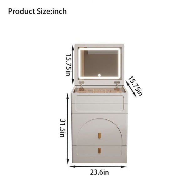 Viva Elite 3-in-1 Compact Vanity Set with Flip Mirror - The Future of Space-Smart Beauty