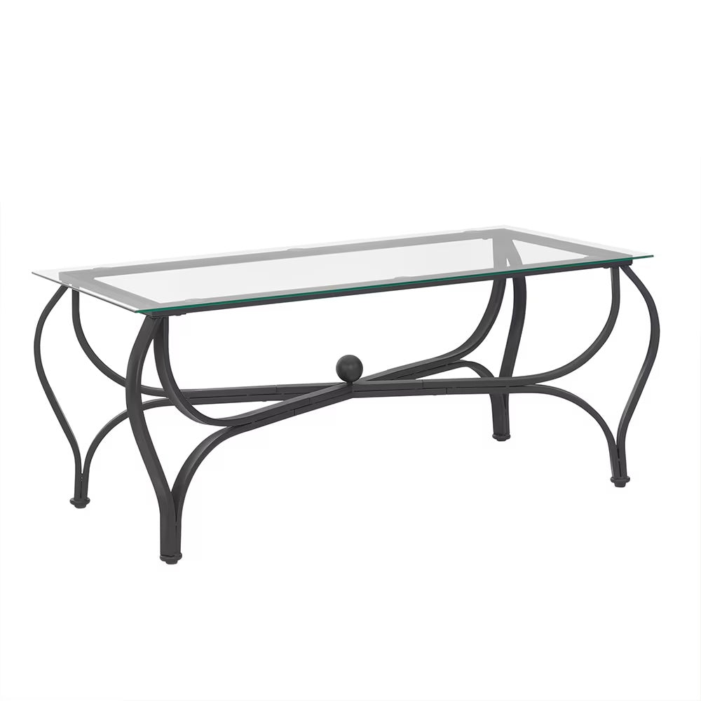 Viva Essentials Collection: 3-Piece Tempered Glass Coffee Table Set