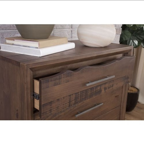 Viva Atelier Lofton Brown Wood Nightstand