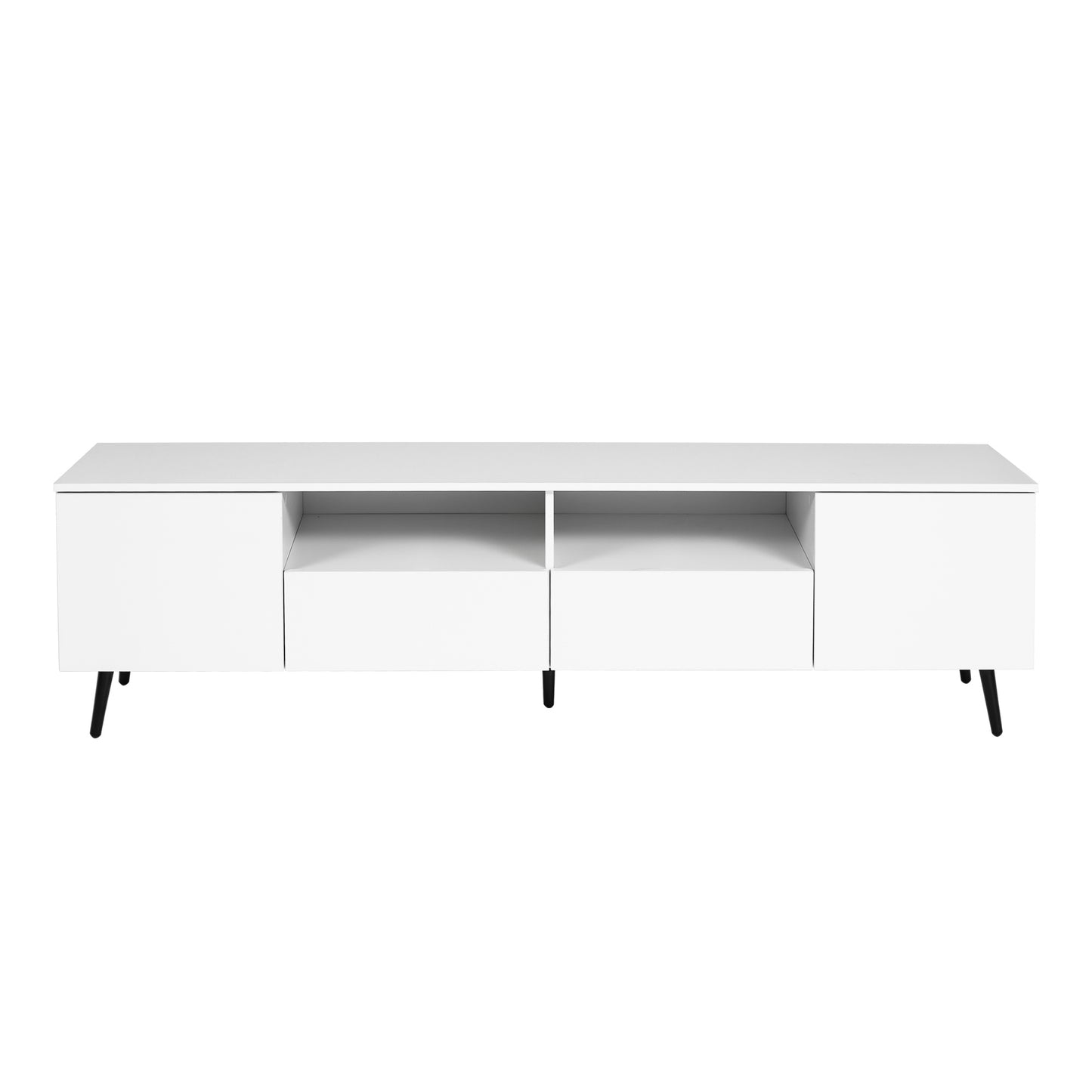 Viva Screenlight Collection: Modern White LED TV Stand
