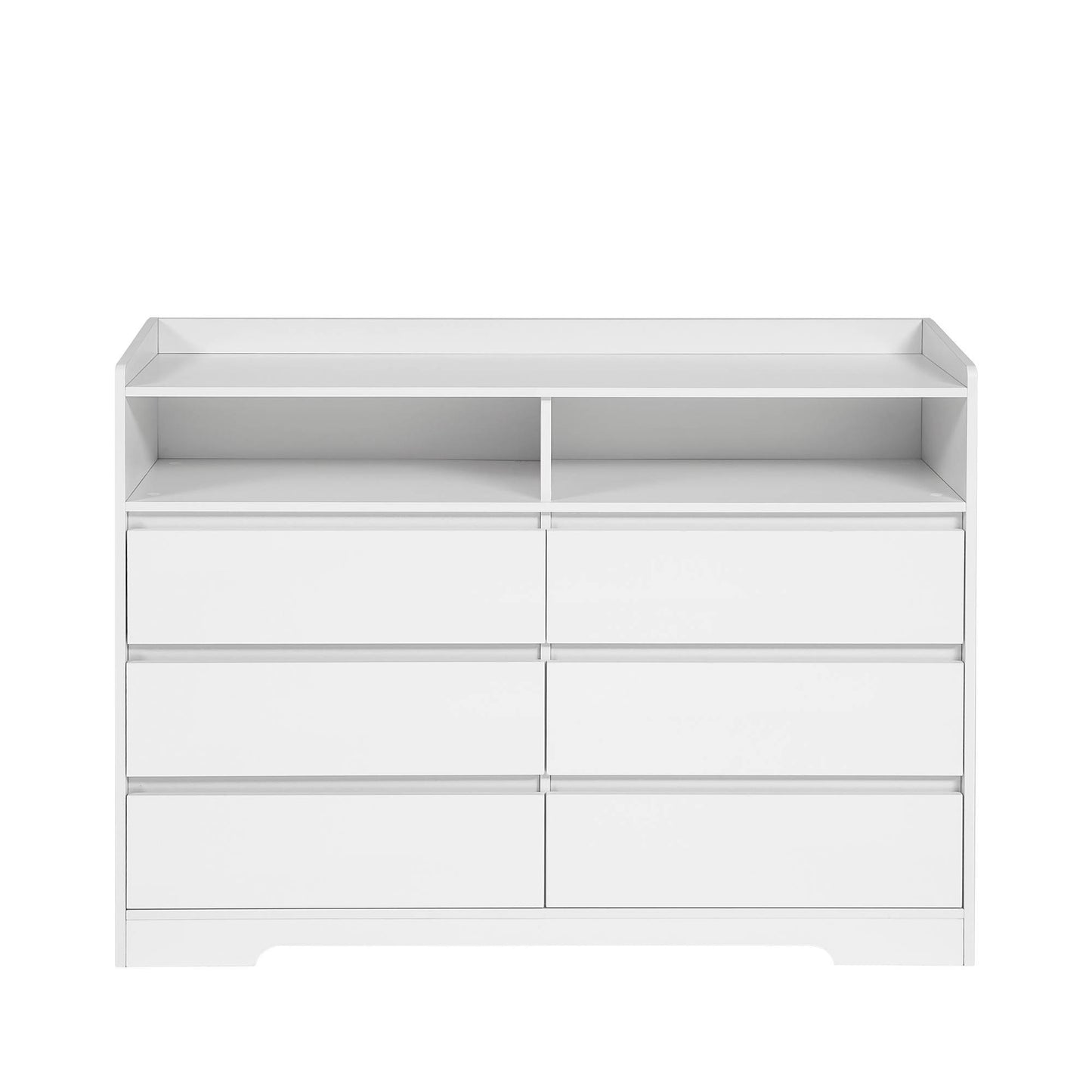 Modern 6-Drawer Dresser with LED Lights – Stylish & Spacious Storage Solution