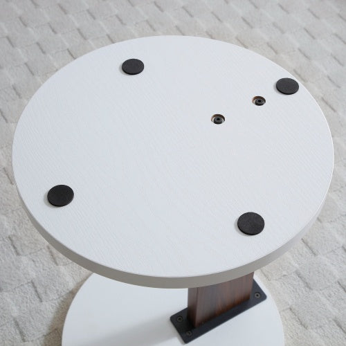 Viva Cove C-Shaped Rustic Side Table