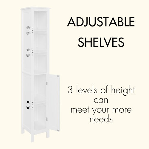 Viva Smart 66.9″ Tall Bathroom Storage Cabinet