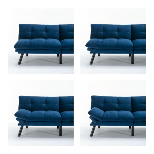 Viva Urban Comfort Collection: Navy Blue Convertible Sofa Bed
