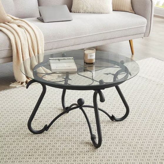 Viva Lume Duo Glass Table Set – Minimal Form, Maximum Style