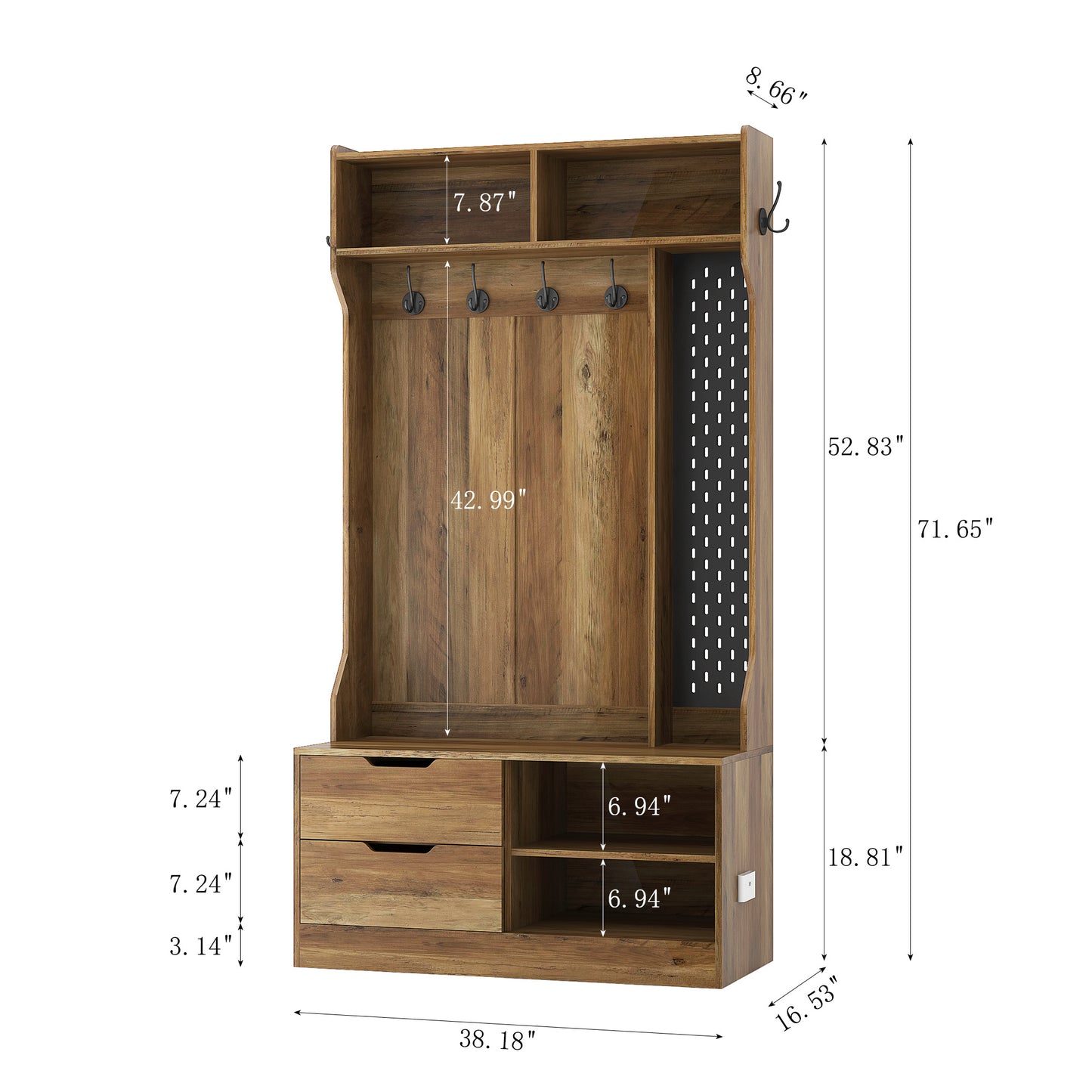 Viva Elite Atelier Hall Tree & Bench – The Future of Entryway Sophistication