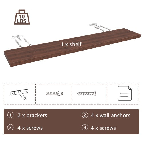 Floating Shelves 32-Inch – Elegant Wall-Mounted Storage Solution for Modern Homes