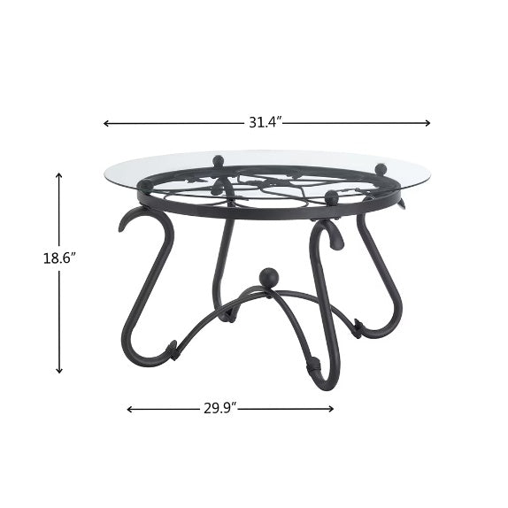 Viva Lume Duo Glass Table Set – Minimal Form, Maximum Style