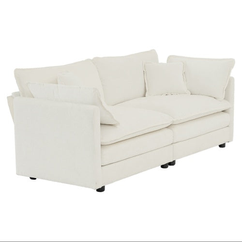 Viva Aurora Modern Fabric Loveseat Sofa