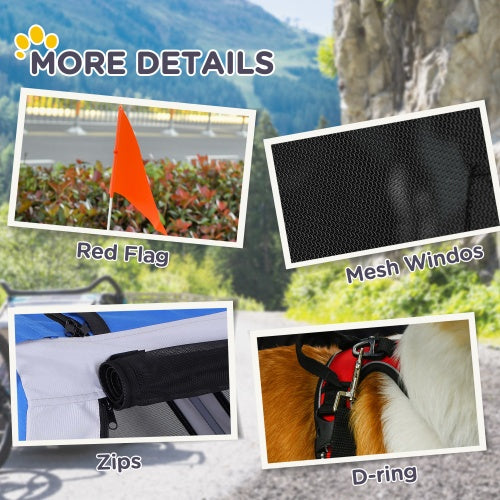 Viva PetVoyage Collection: Tri-Entry Luxe Dog Bike Trailer