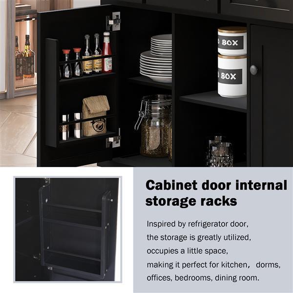 Viva Atelier Marais Flip-Top Rubberwood Kitchen Cart
