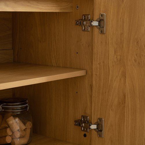 Modern Fiberboard Groove Storage Cabinet β Smart Organization for Your Home
