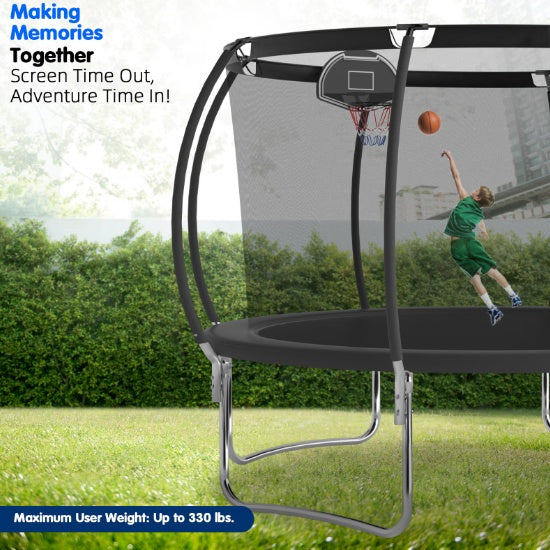 Viva Pulse 12FT Trampoline – Where Play Meets Sculptural Design