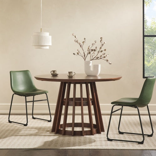 Viva Vespero 48″ Round Solid Wood Dining Table