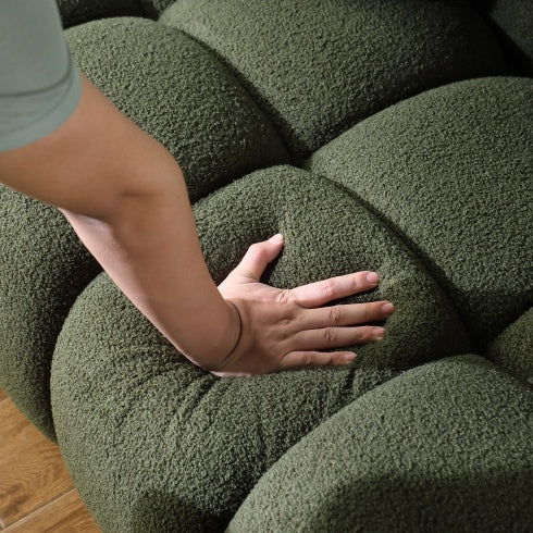 Viva Smart Living Collection: Bouclé Marshmallow 3‑Seater Sofa