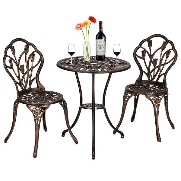 Single Chair And 1pc Round Table