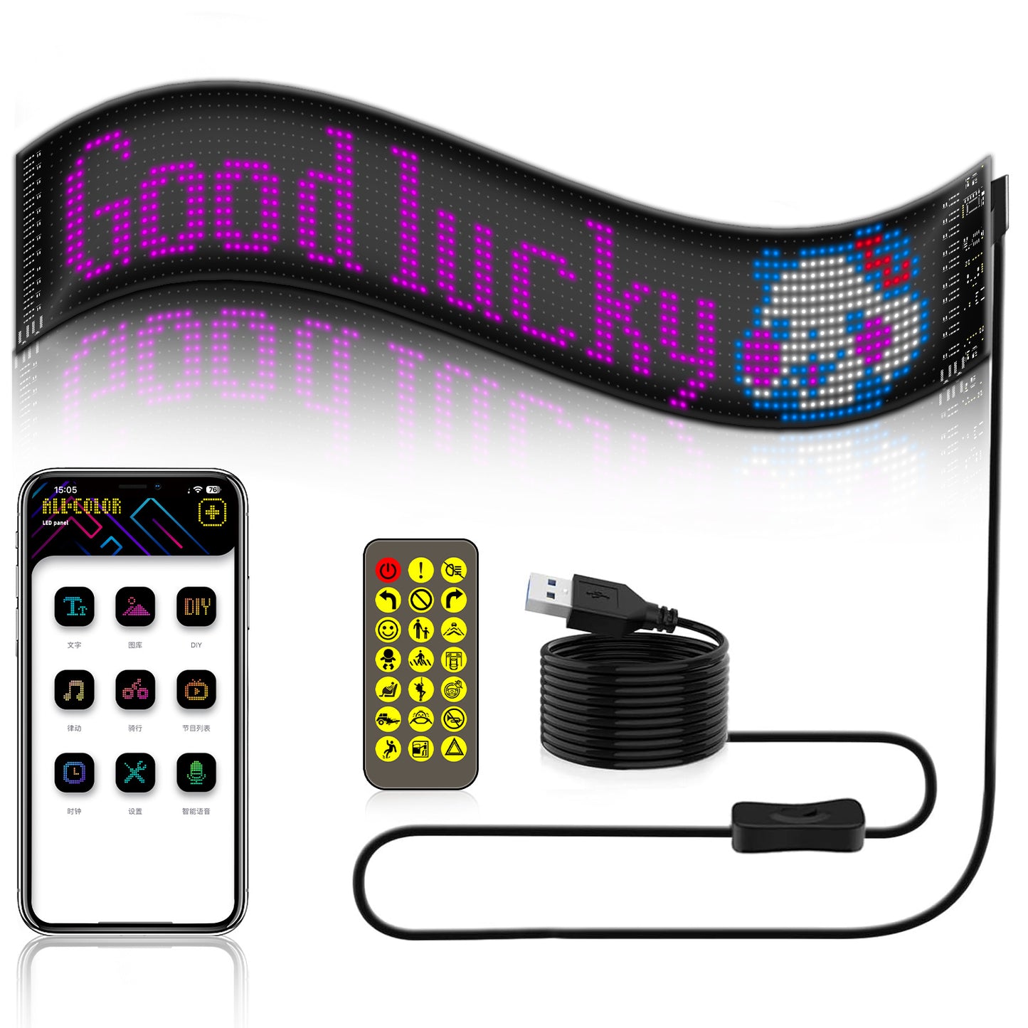 Programmable LED Signage for Advertising and Branding – Smart Customizable Display Panel