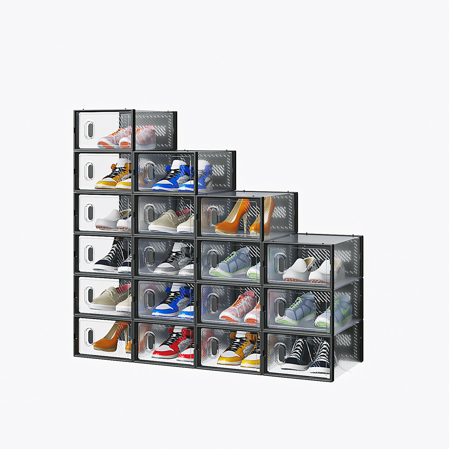 Viva Noir Modular Shoebox Storage Set