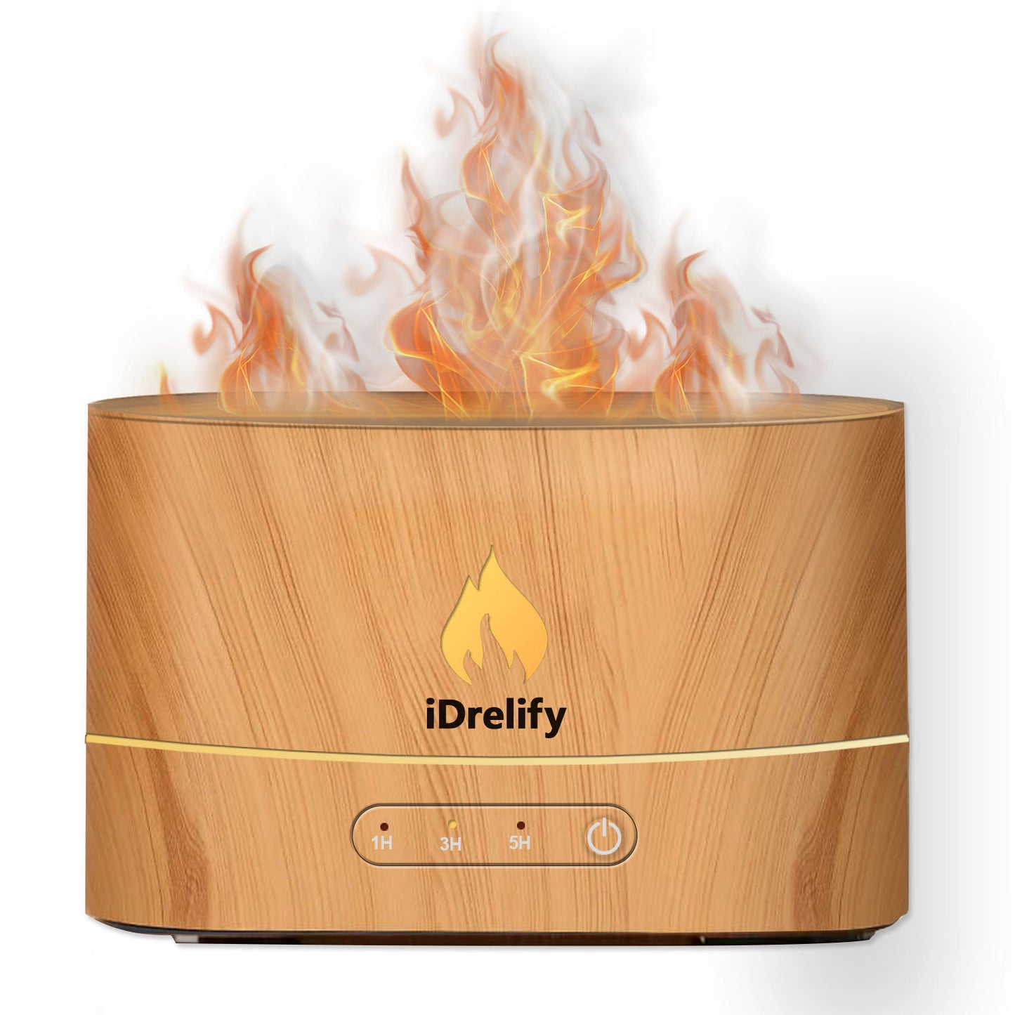 Flame Aroma Diffuser | Stylish Essential Oil Diffuser for Home & Office | Relaxing Aromatherapy & LED Flame Effect