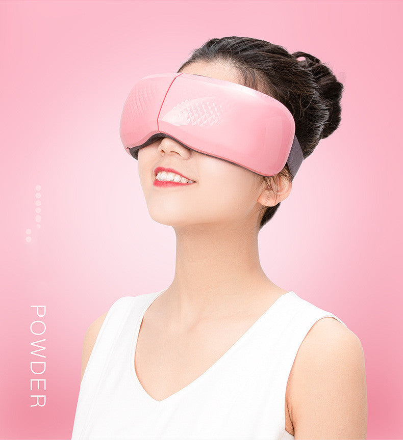 Bluetooth-Compatible Vibrating Hot Compress Airbag Kneading Sleep Aid Eye Protection Device – Relaxation and Eye Health Solution