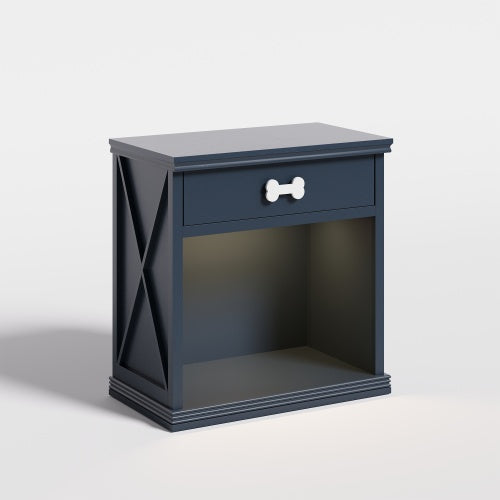 Vintage Small Locker with LED Lights & Pet Bed – A Stylish & Functional Storage Solution