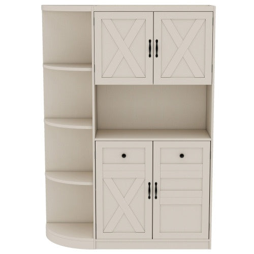Viva Entry Essentials Collection: Modular 2-in-1 Hall Tree Cabinet