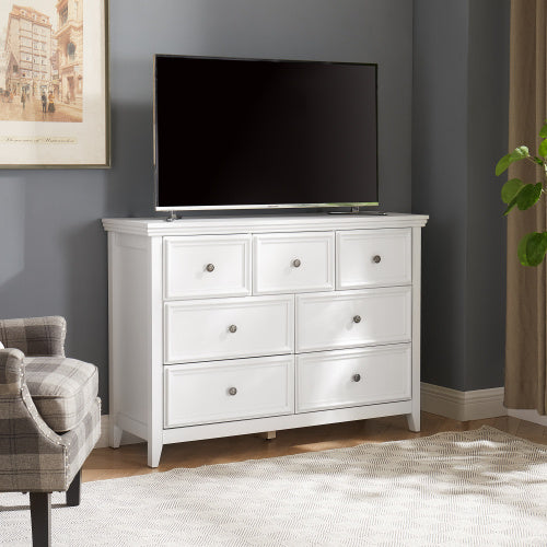 Viva Elite Luminara 7-Drawer Fiberboard Vanity Collection - The Future of Streamlined Elegance