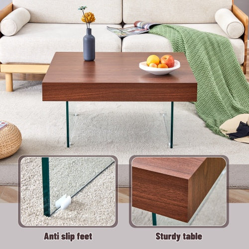 Viva Elite Walnut Marcel Coffee Table – The Future of Minimalist Luxury