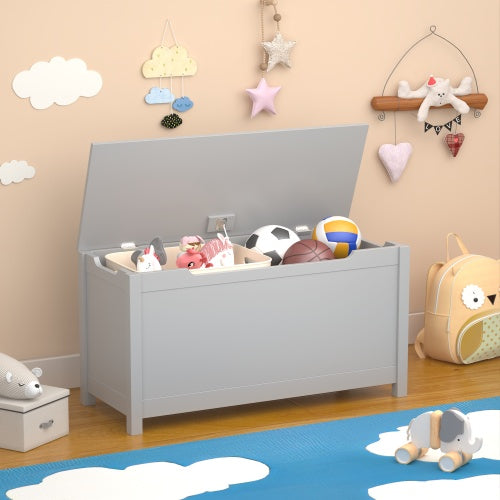 Children's Wooden Toy Box - Premium Storage Solution for Kids' Room