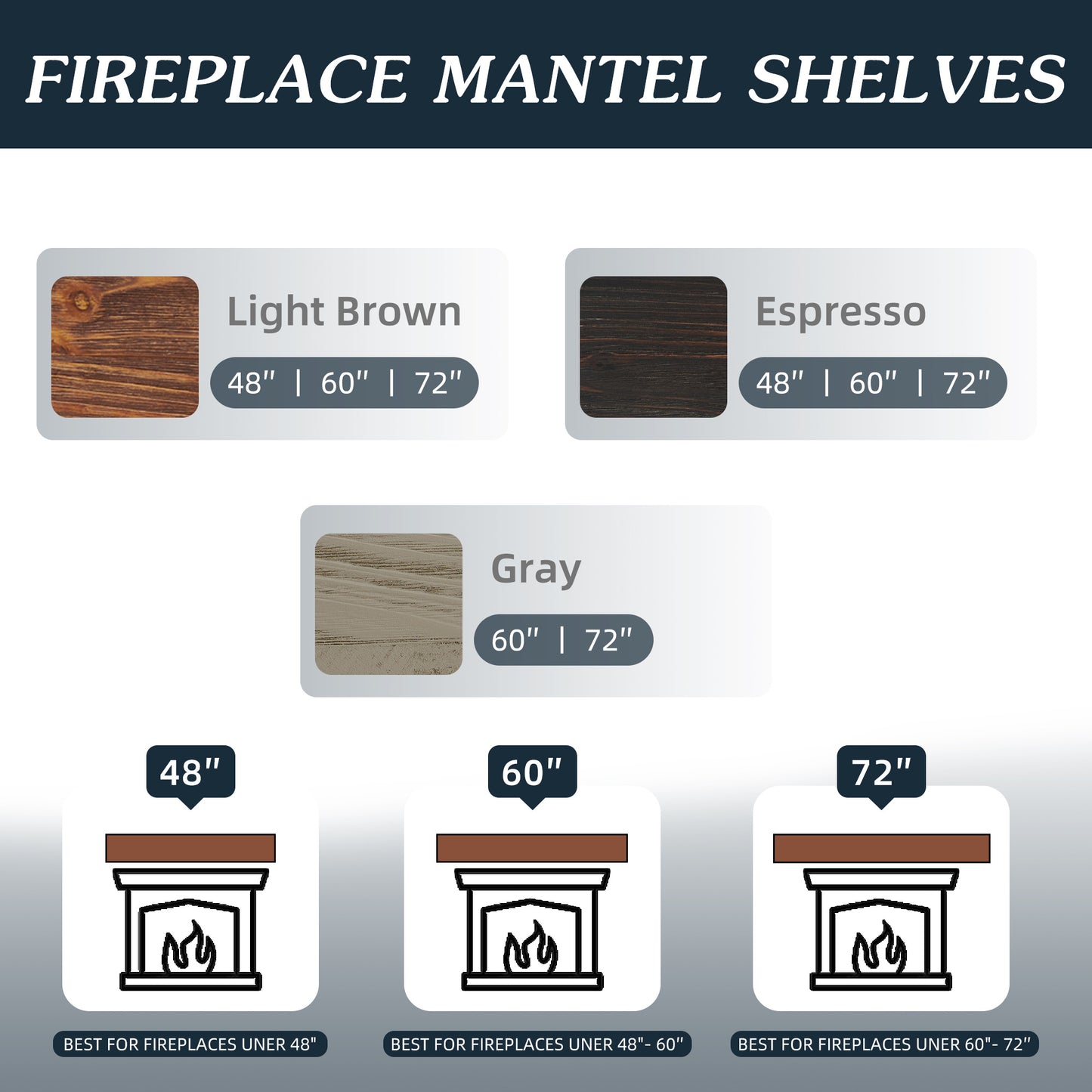 Luxury Wooden Floating Mantelpiece – Stylish & Functional Wall-Mounted Shelf
