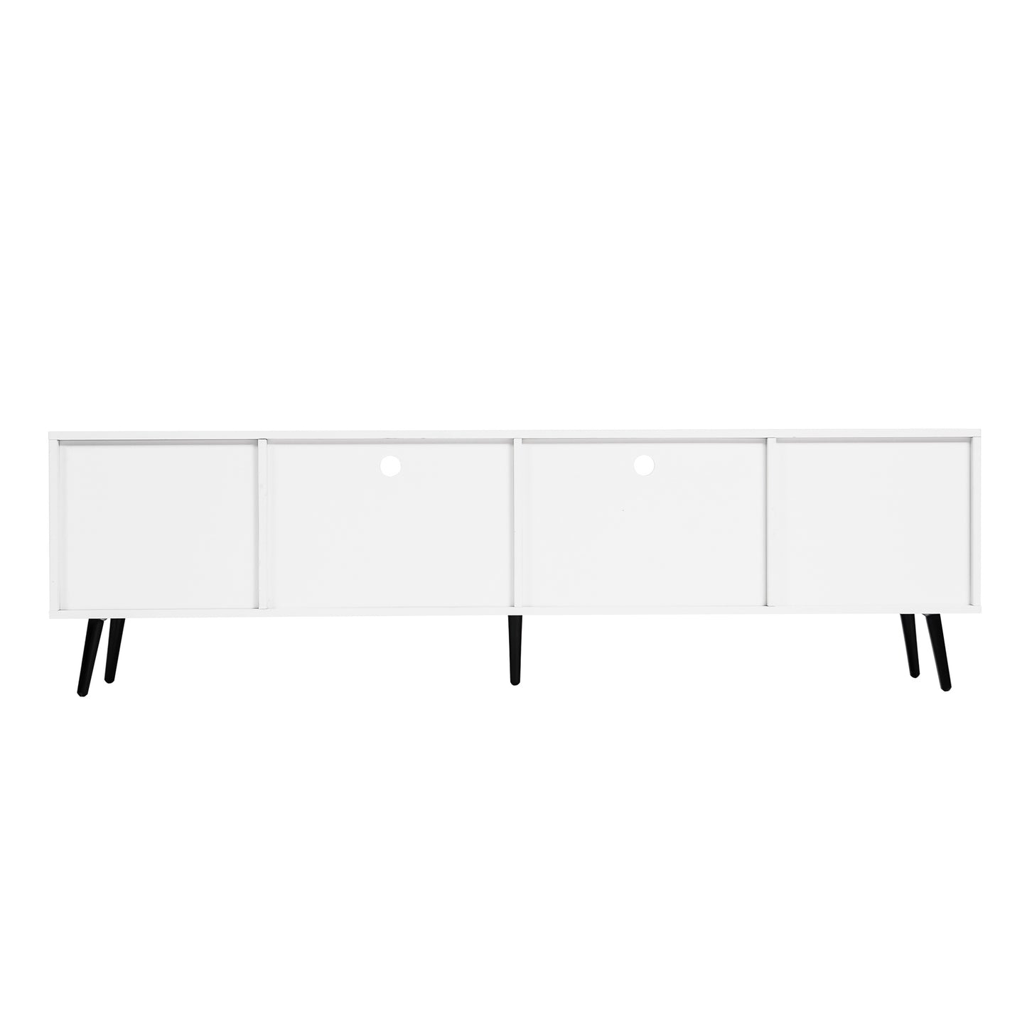 Viva Screenlight Collection: Modern White LED TV Stand