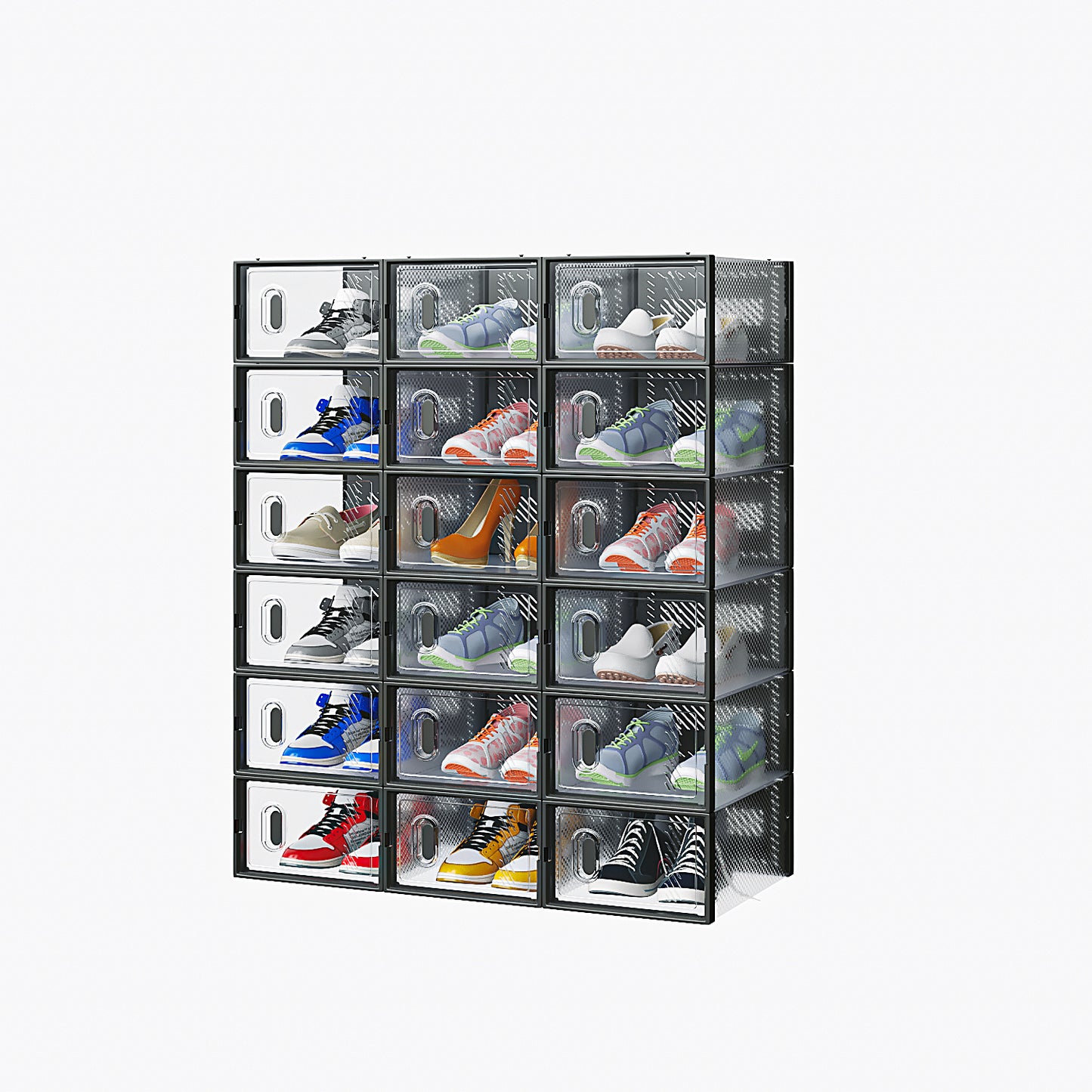 Viva Noir Modular Shoebox Storage Set