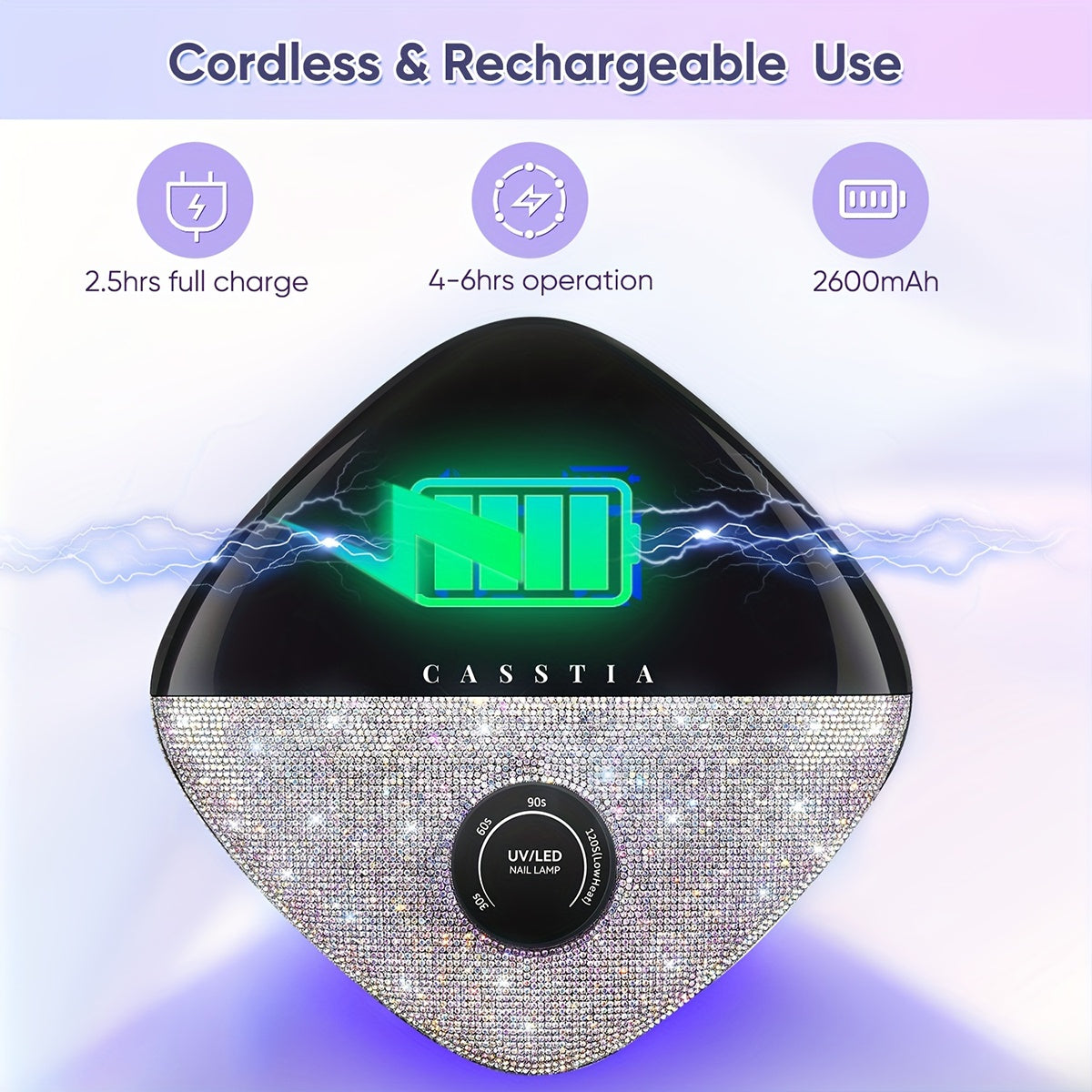 Rechargeable UV Lamp for Nails – Fast, Efficient Gel Curing & Stylish Design