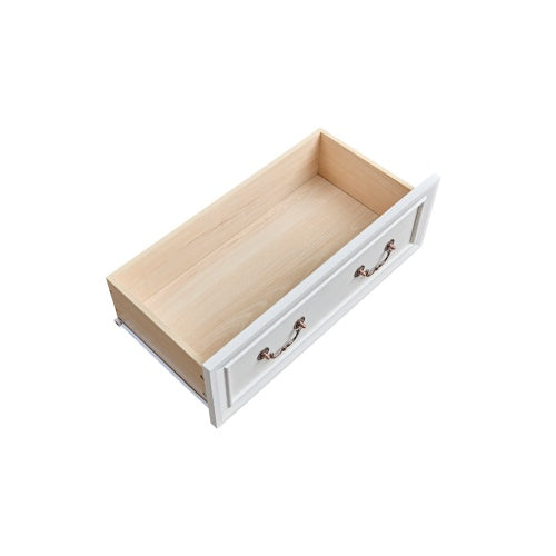 Rustic 7-Drawer Dresser with Wooden Base & Riser Trim – Timeless Elegance for Your Home