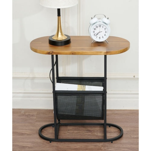 Viva Smart Living Collection: Acacia Oval Side Table