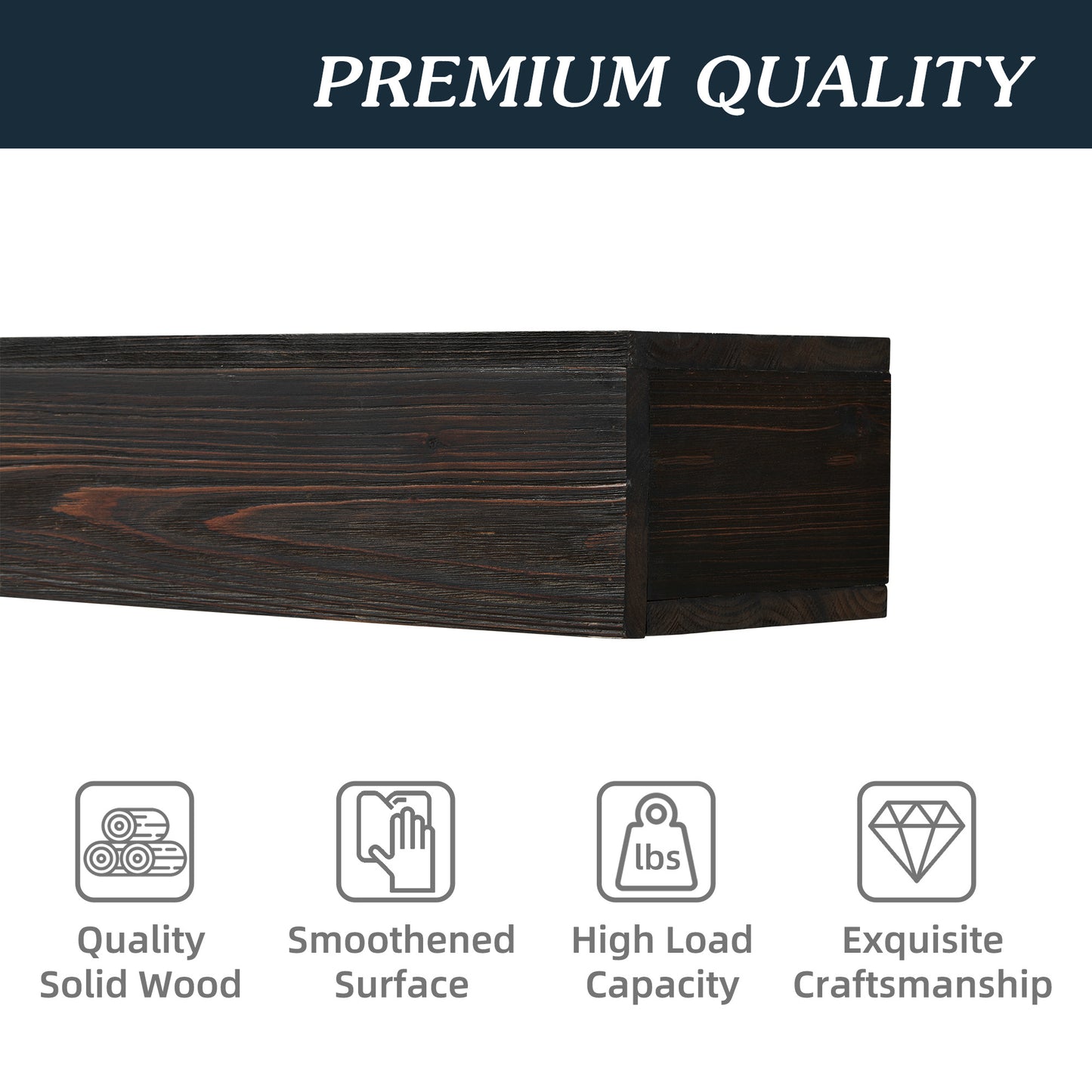 Rustic Wood Mantel – Elevate Your Home Decor with Timeless Elegance