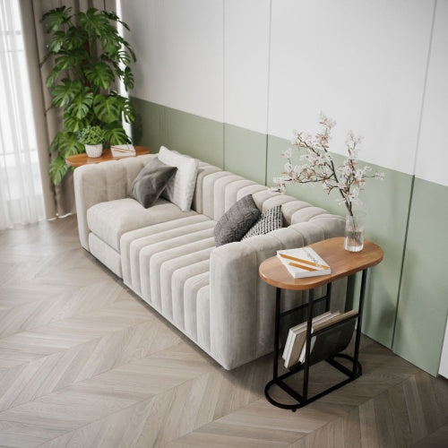 Viva Smart Living Collection: Acacia Oval Side Table
