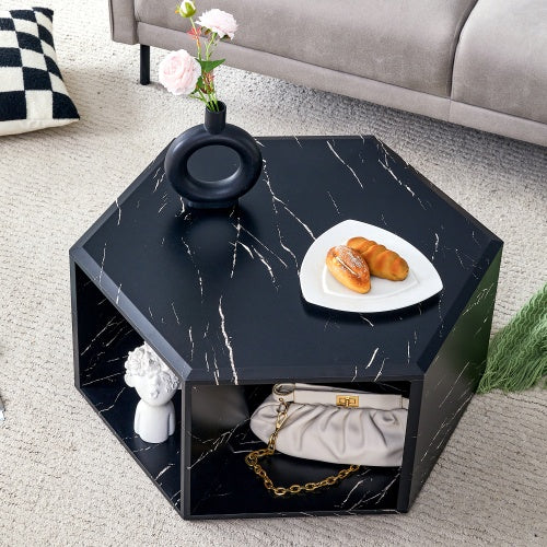 Viva Elite Nexus Hexagonal Coffee Table – The Future of Geometric Storage Innovation