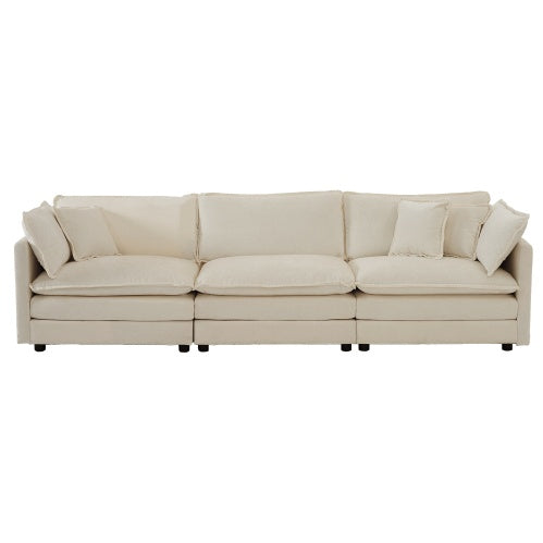 Viva Atelier Kensington 3-Seater Mid-Century Modern Sofa