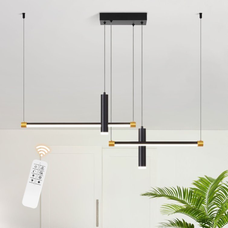 Viva Atelier Javeriah 4-Light Dimmable Kitchen Island Linear LED Pendant