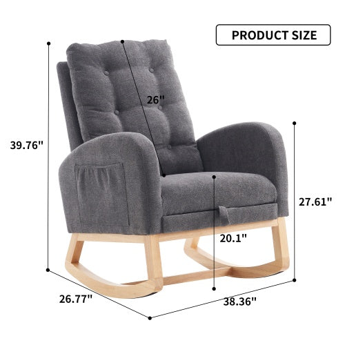 Viva Smart Living Collection: High-Back Accent Rocking Chair