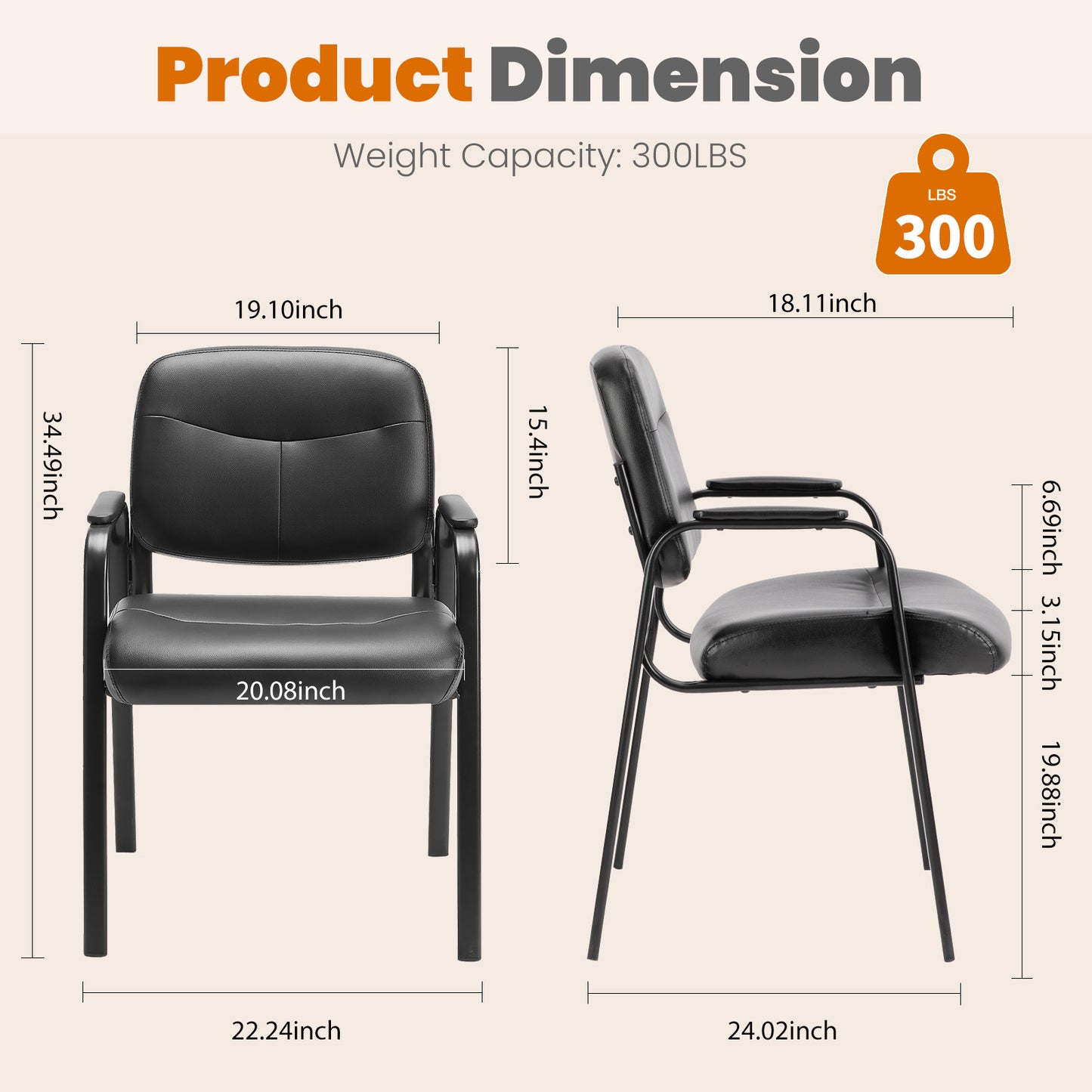 Viva Atelier Concorde Leather Conference Room Chair