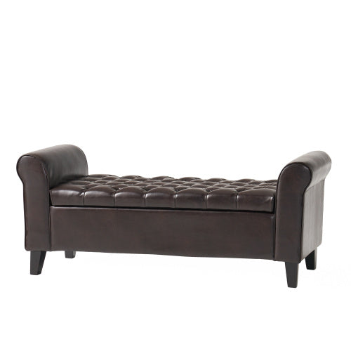 Viva Hayes Armed Storage Bench