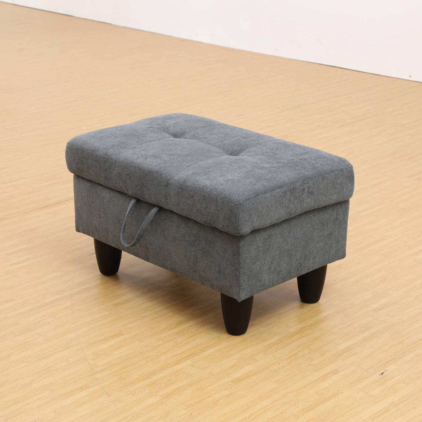 Viva Elite Fumo Dark Grey Flannel Sofa & Ottoman - The Future of Modular Living