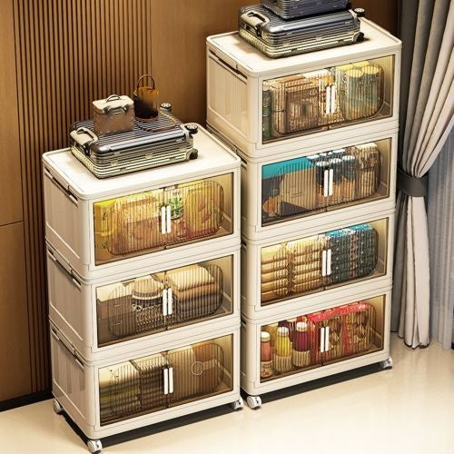 Viva Smart Living Collection: Collapsible Storage Bins Cabinet