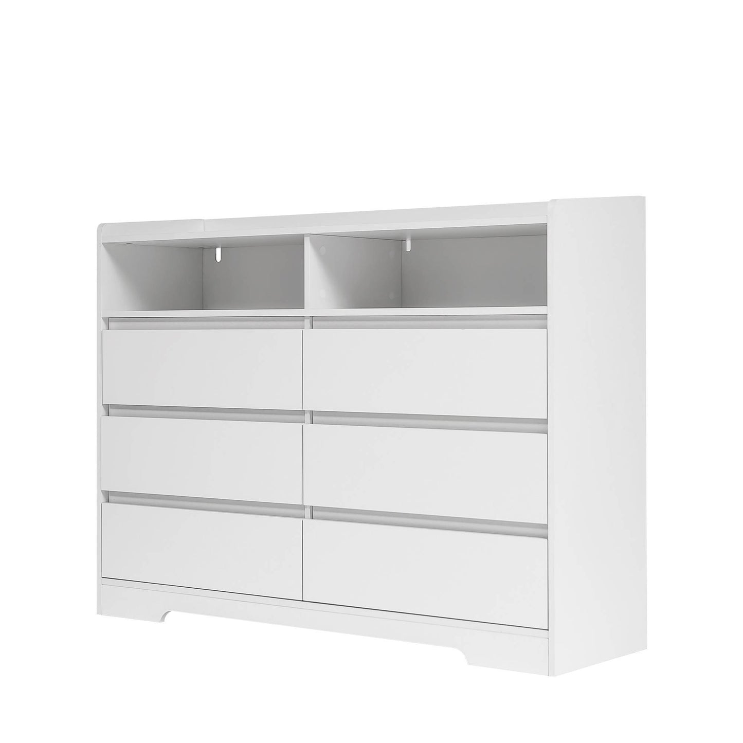 Modern 6-Drawer Dresser with LED Lights – Stylish & Spacious Storage Solution