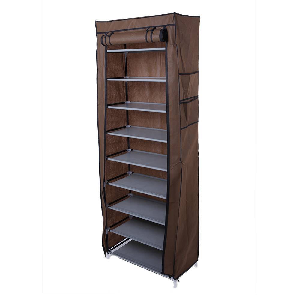 Viva Siena 9-Compartment Fabric Shoe Rack