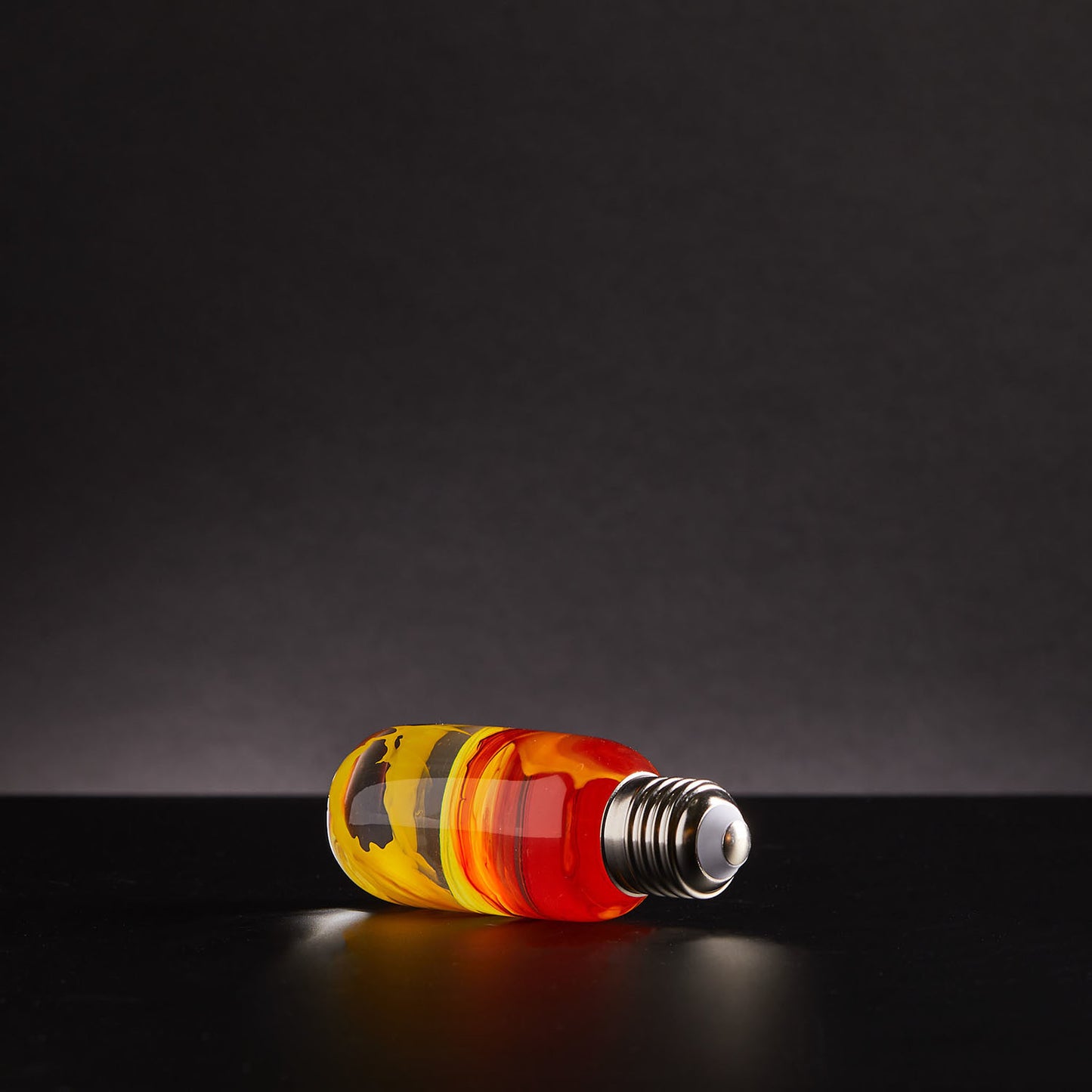 EP Light Flame LED Bulb Table Lamp – Vintage Wooden Table Lamp for a Cozy & Elegant Ambience